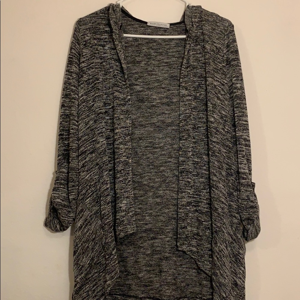 Cardigan with Hood and Pockets